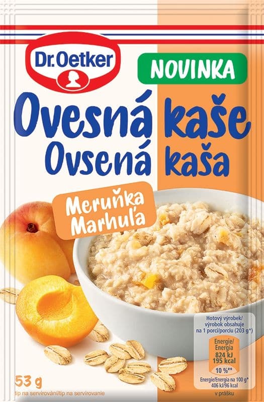 Dr. Oetker Ovesná kaše meruňka 53g