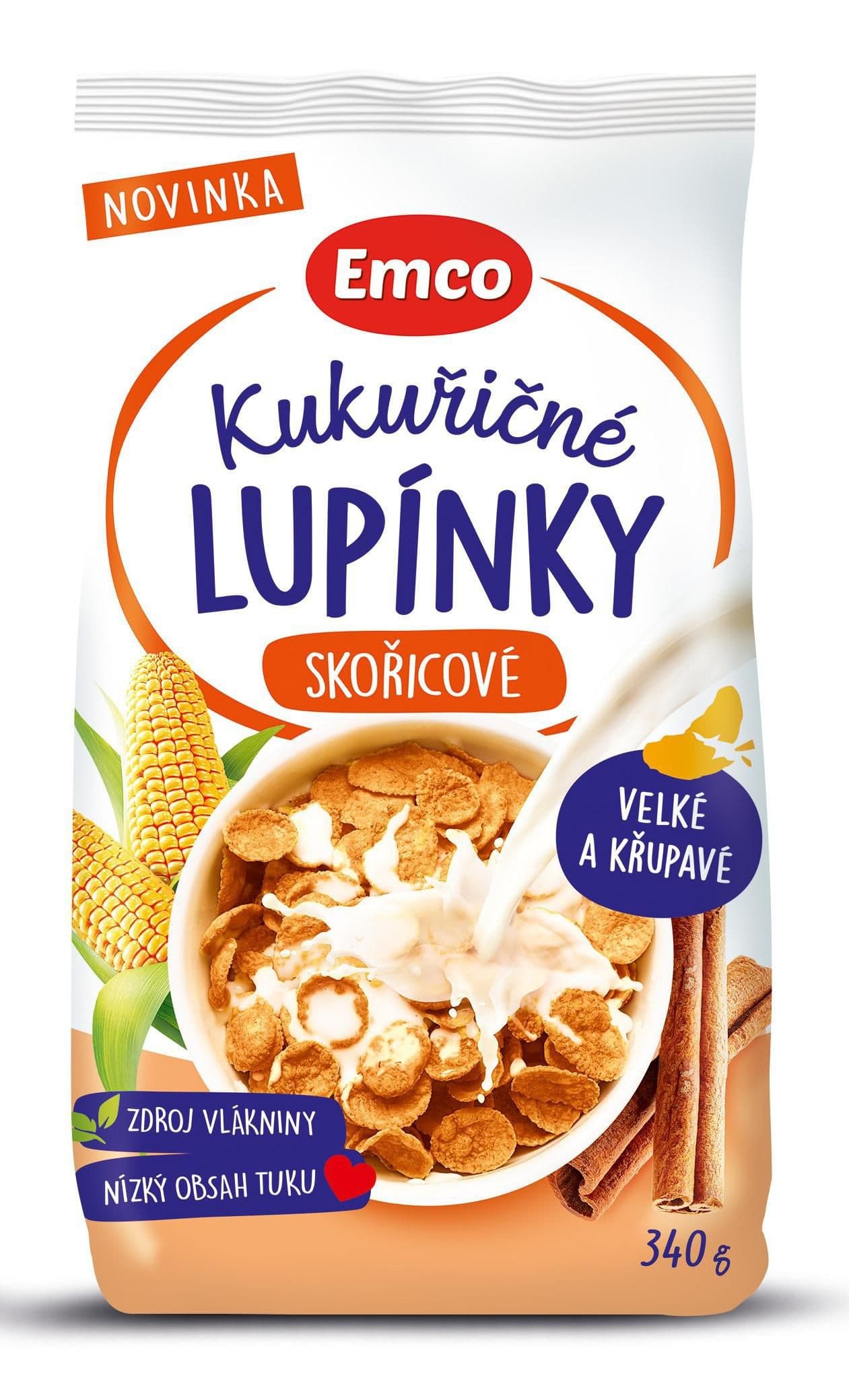 Emco Skořicové lupínky 340g