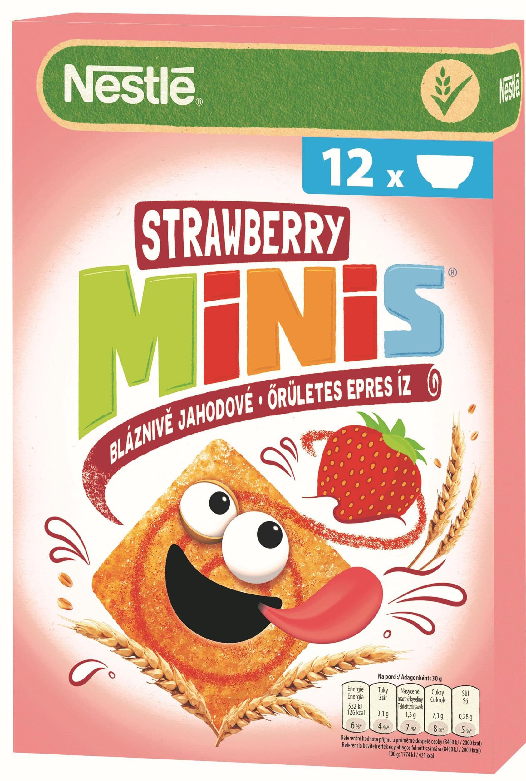 Nestlé Strawberry Minis Cereal 375g