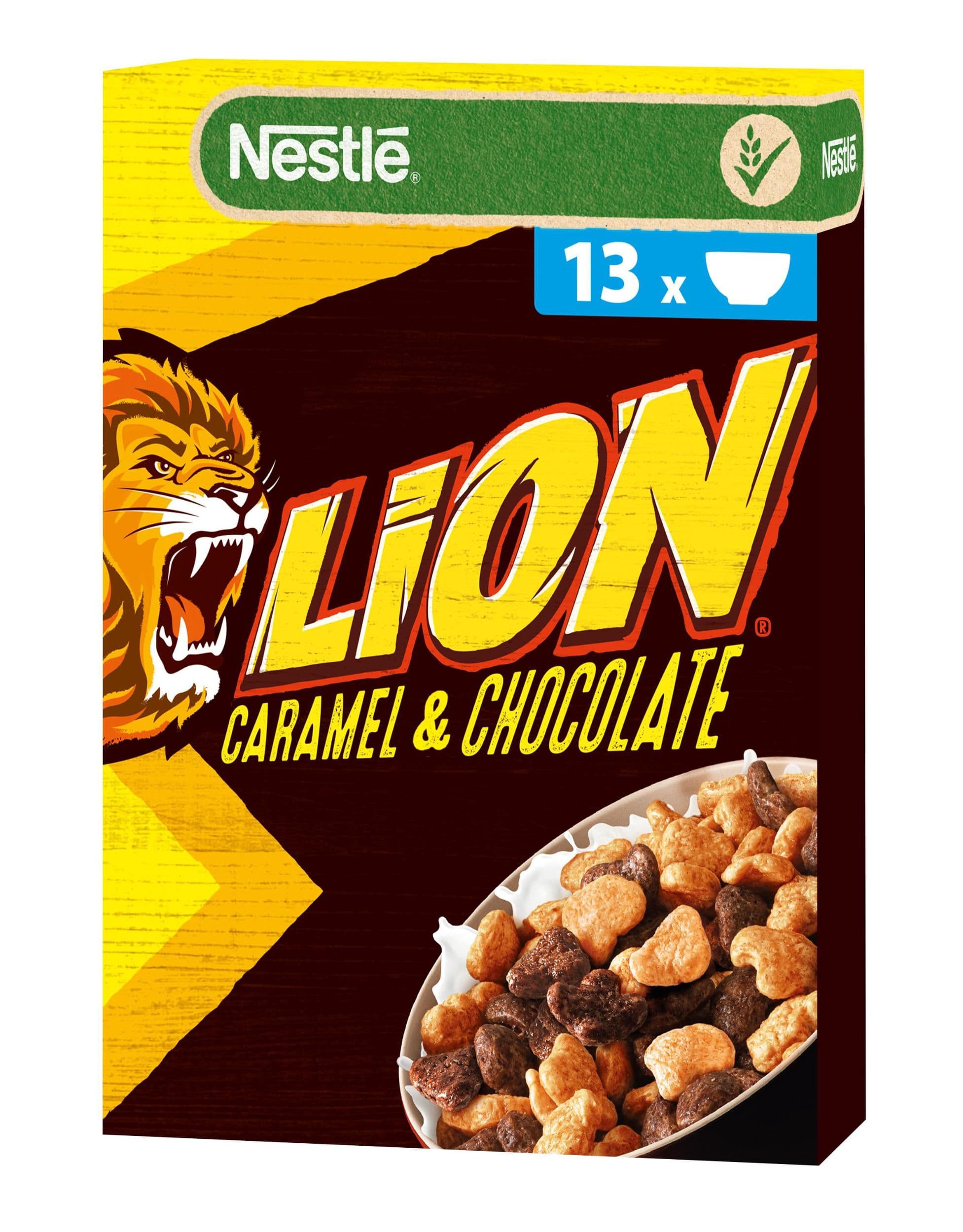 Nestlé Lion Cereal karamel & čokoláda 400g