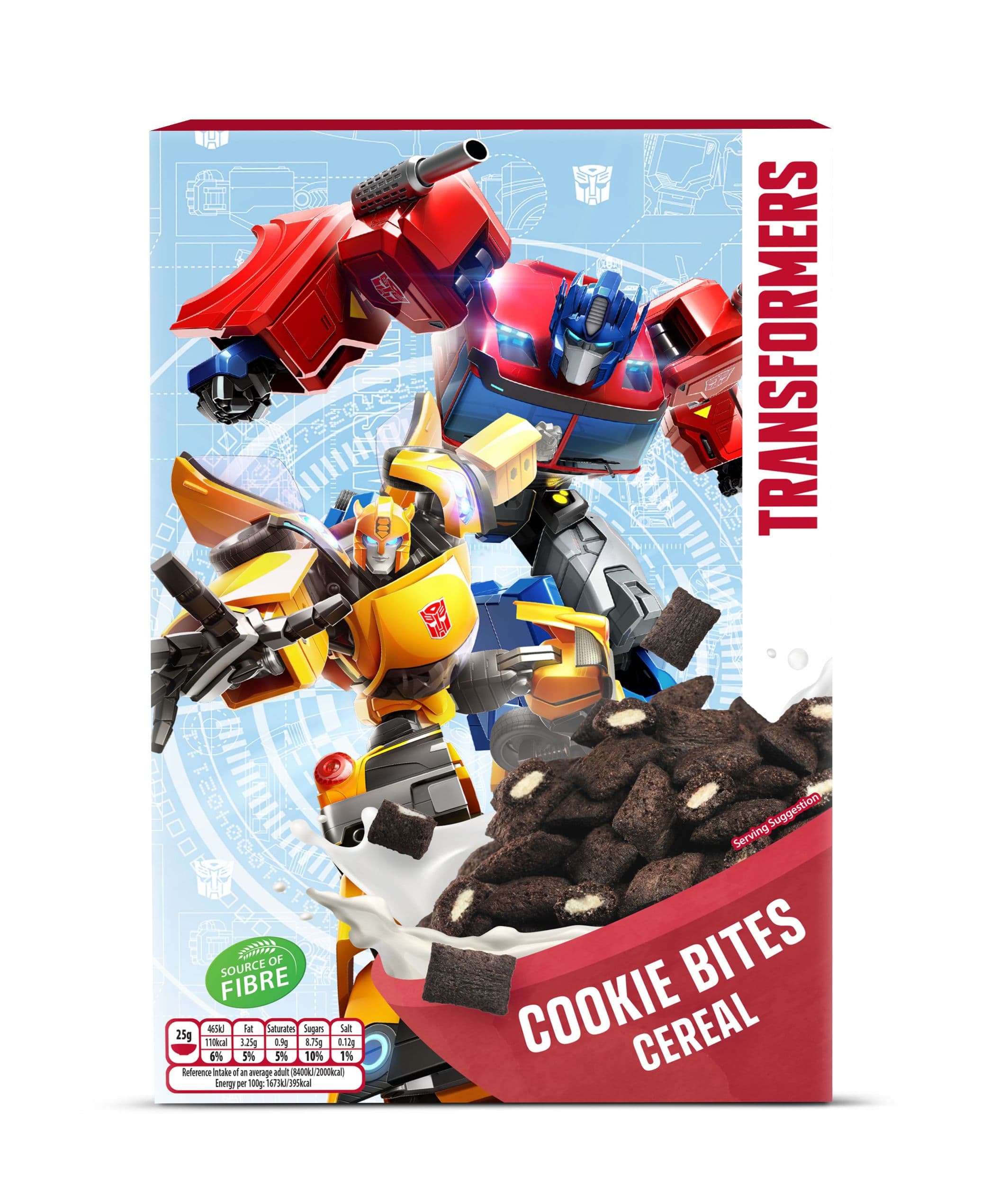 Ventas Transformers cookie bites cereal 375g
