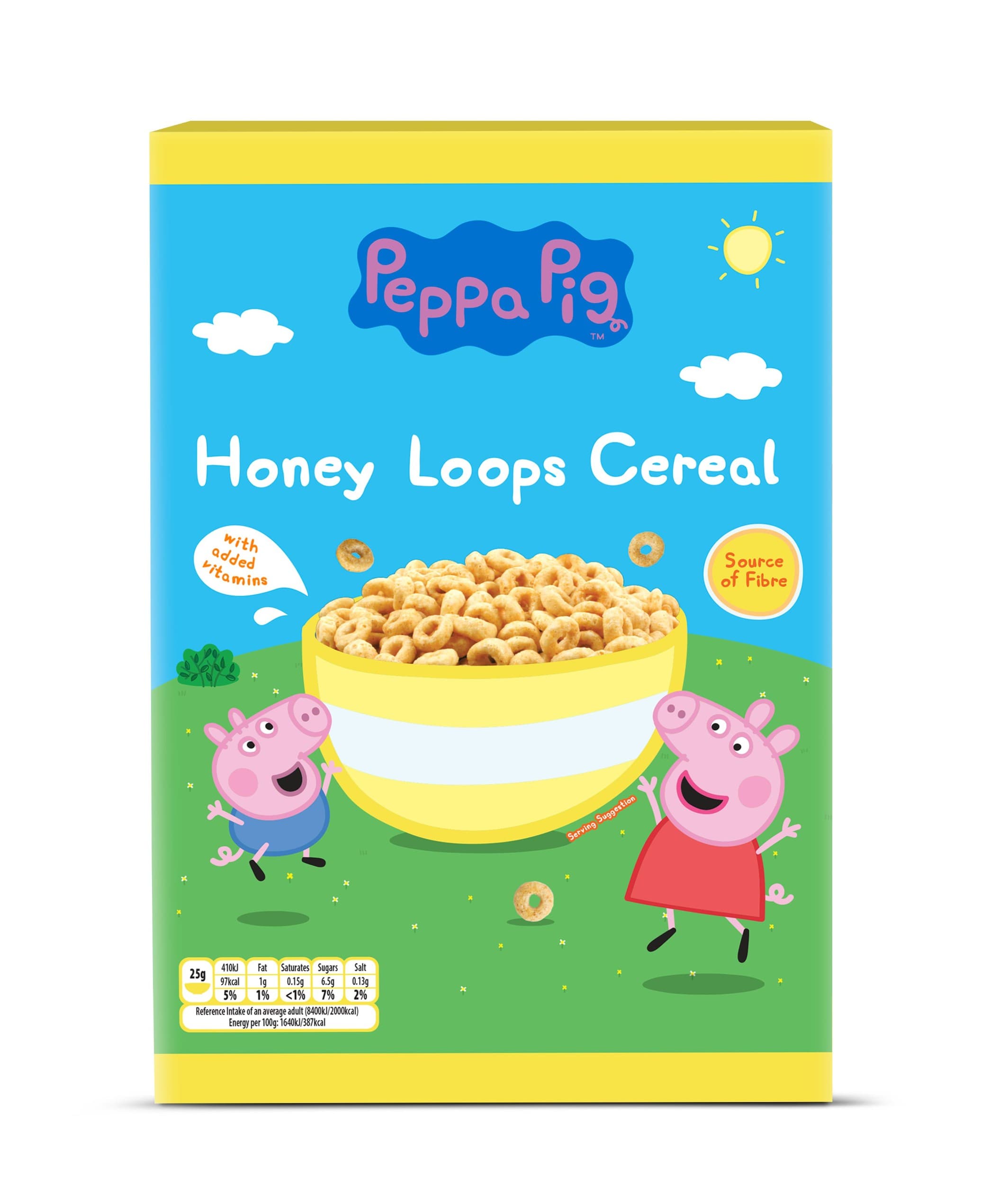 Ventas Peppa pig honey rings cereal 375g