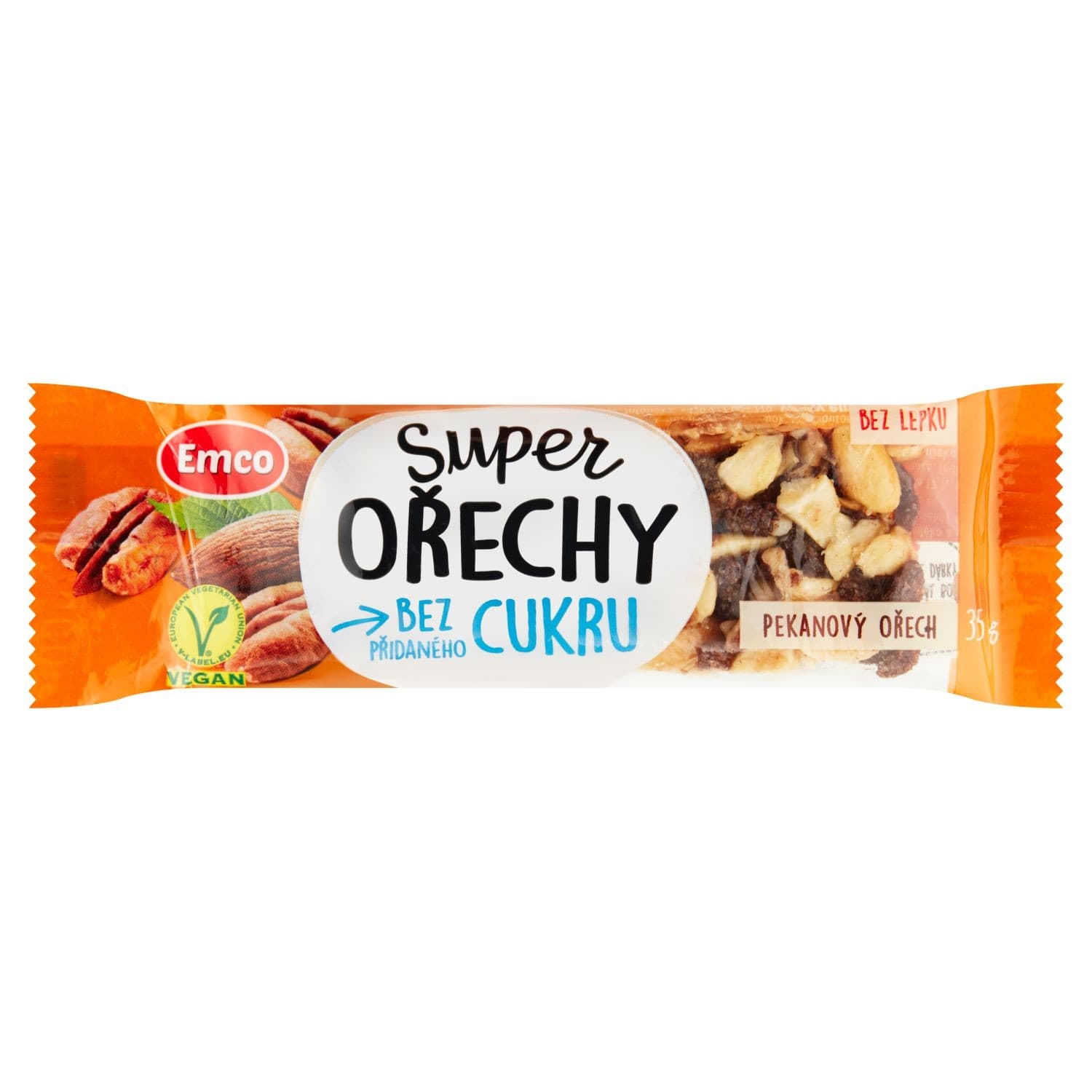 Emco Tyčinka Superořechy Pekan 35g