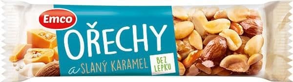 Emco Tyčinka ořech slaný karamel 35g