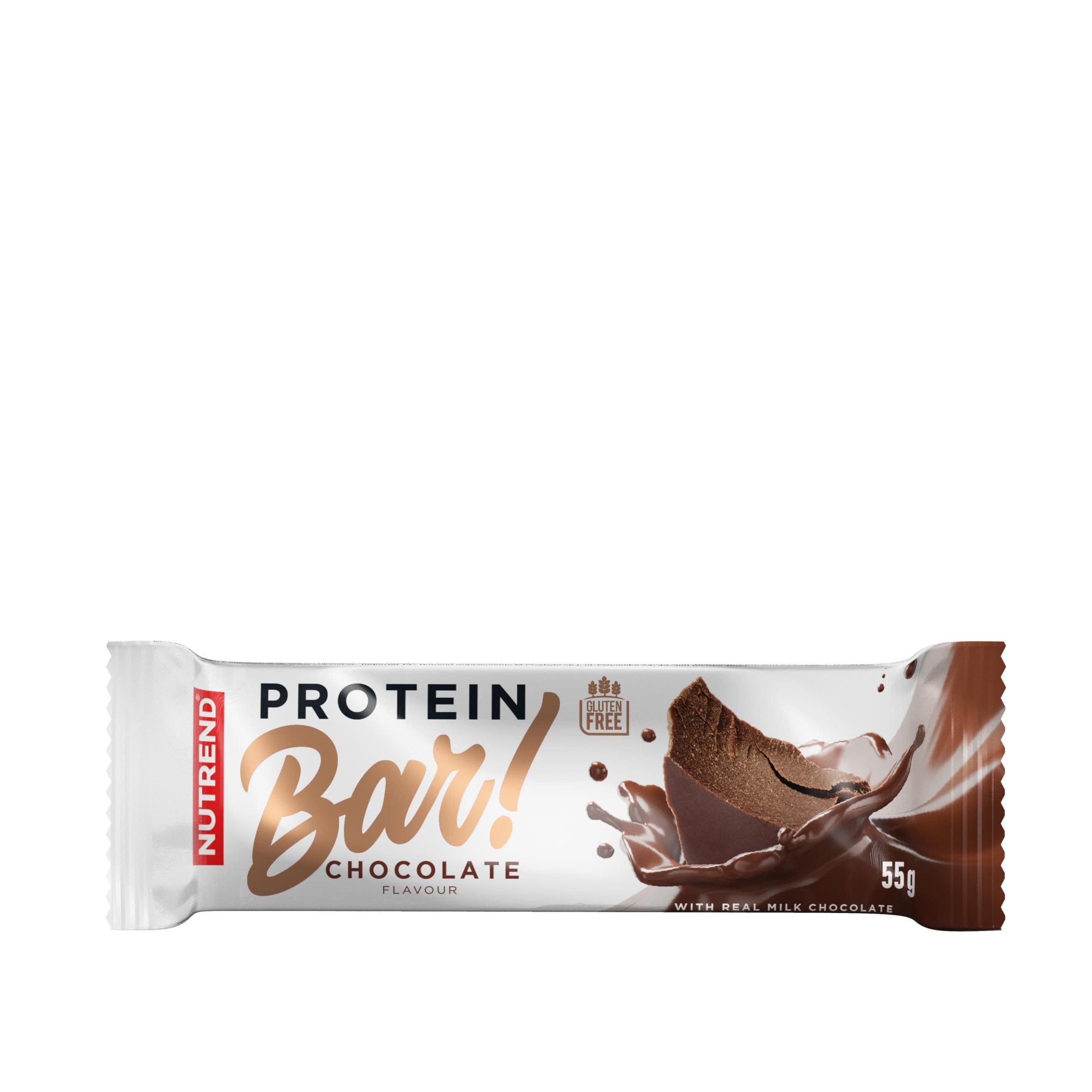 Nutrend PROTEIN BAR! s čokoládou 55g