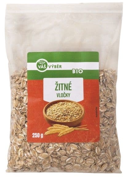 Váš Výběr Žitné vločky BIO 250 g