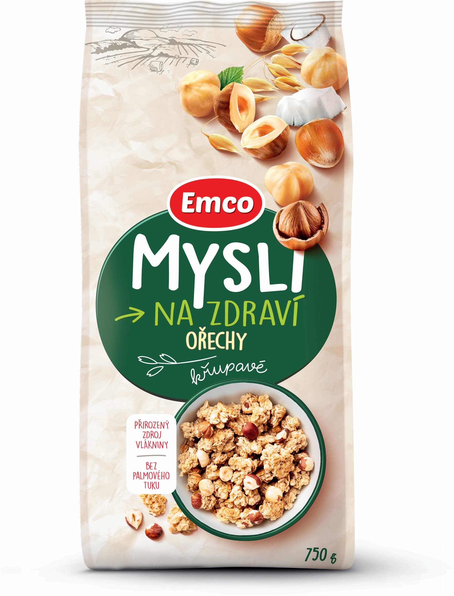 Emco Mysli ořech 750g