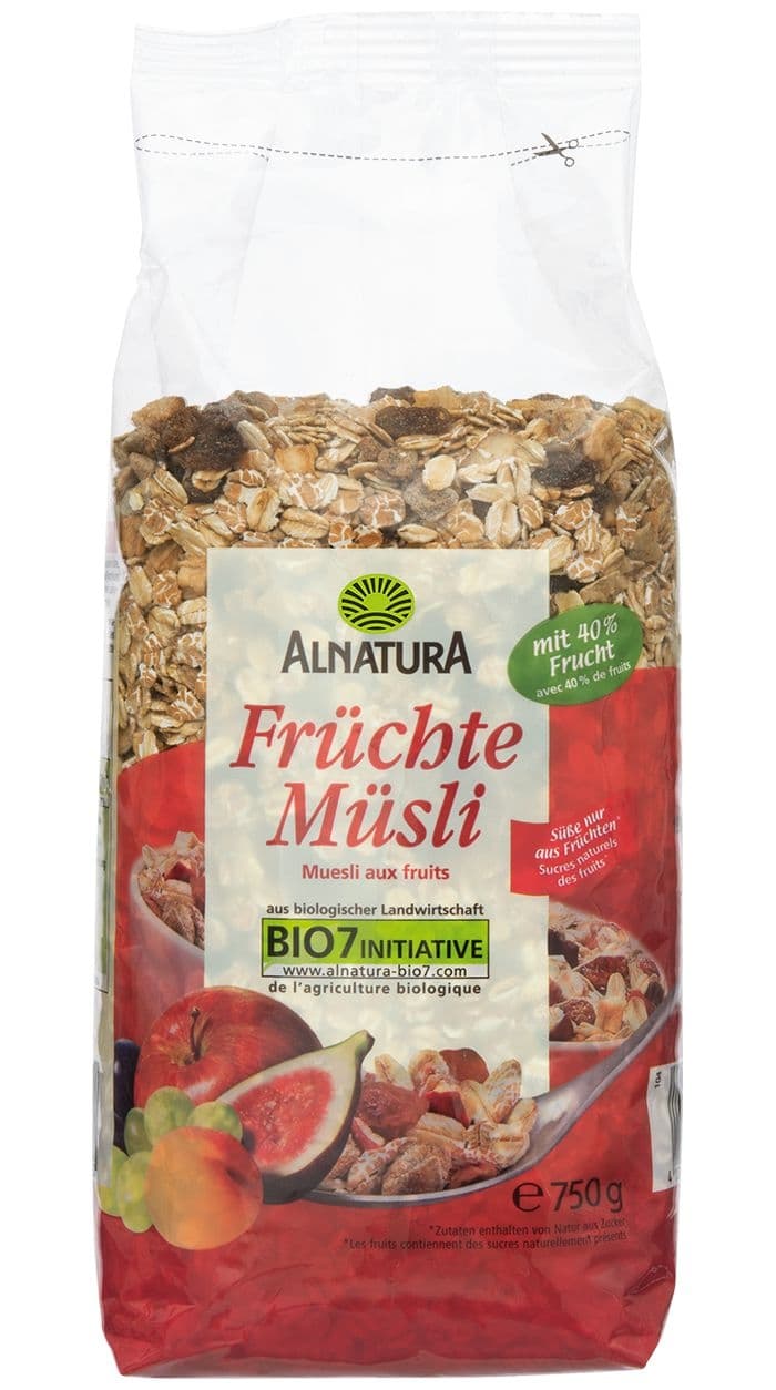 Alnatura BIO Ovocné müsli 750 g