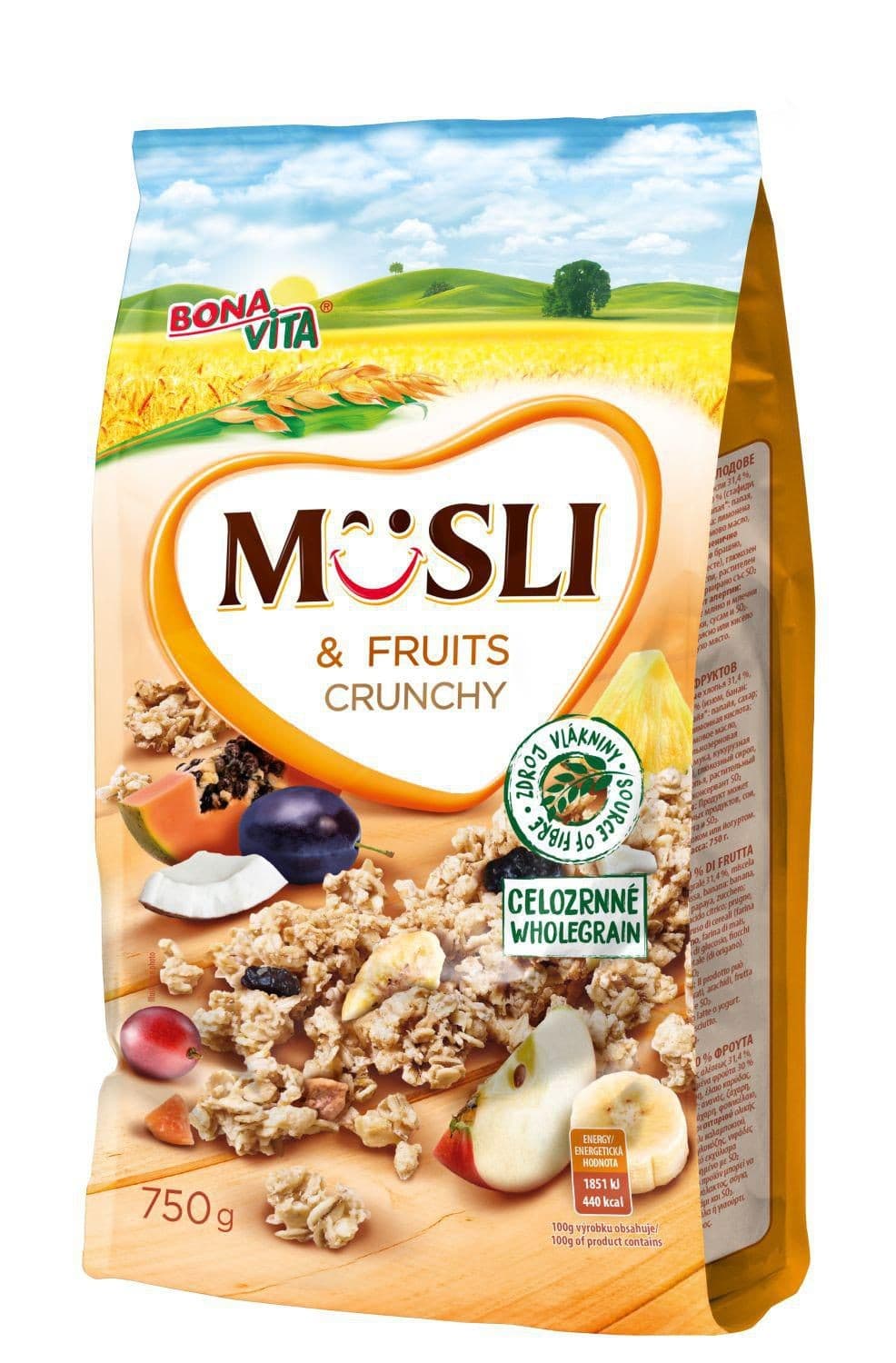 Bona Vita Zapékané musli 30% ovoce 750 g
