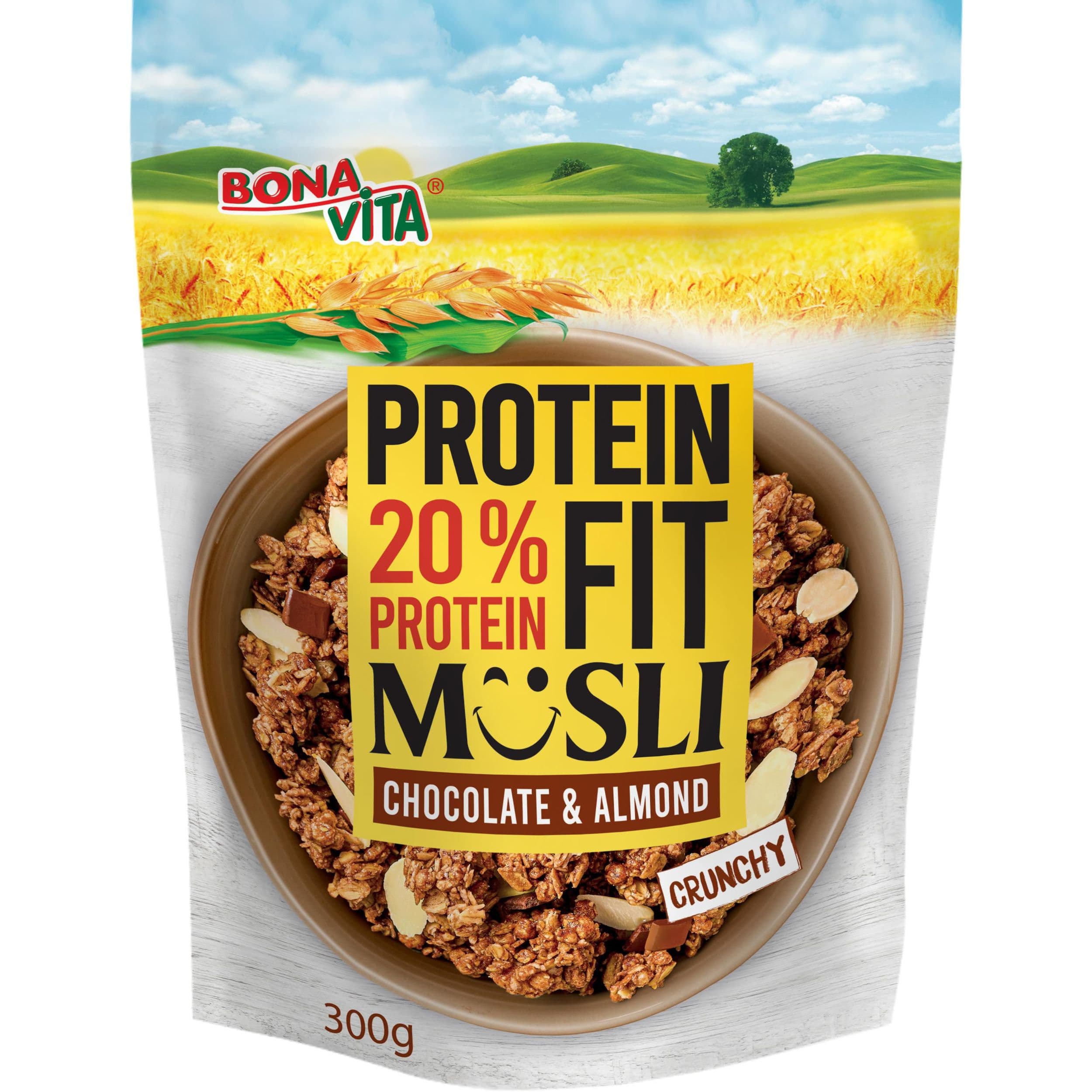 Bonavita Protein musli čoko&mandle 300g