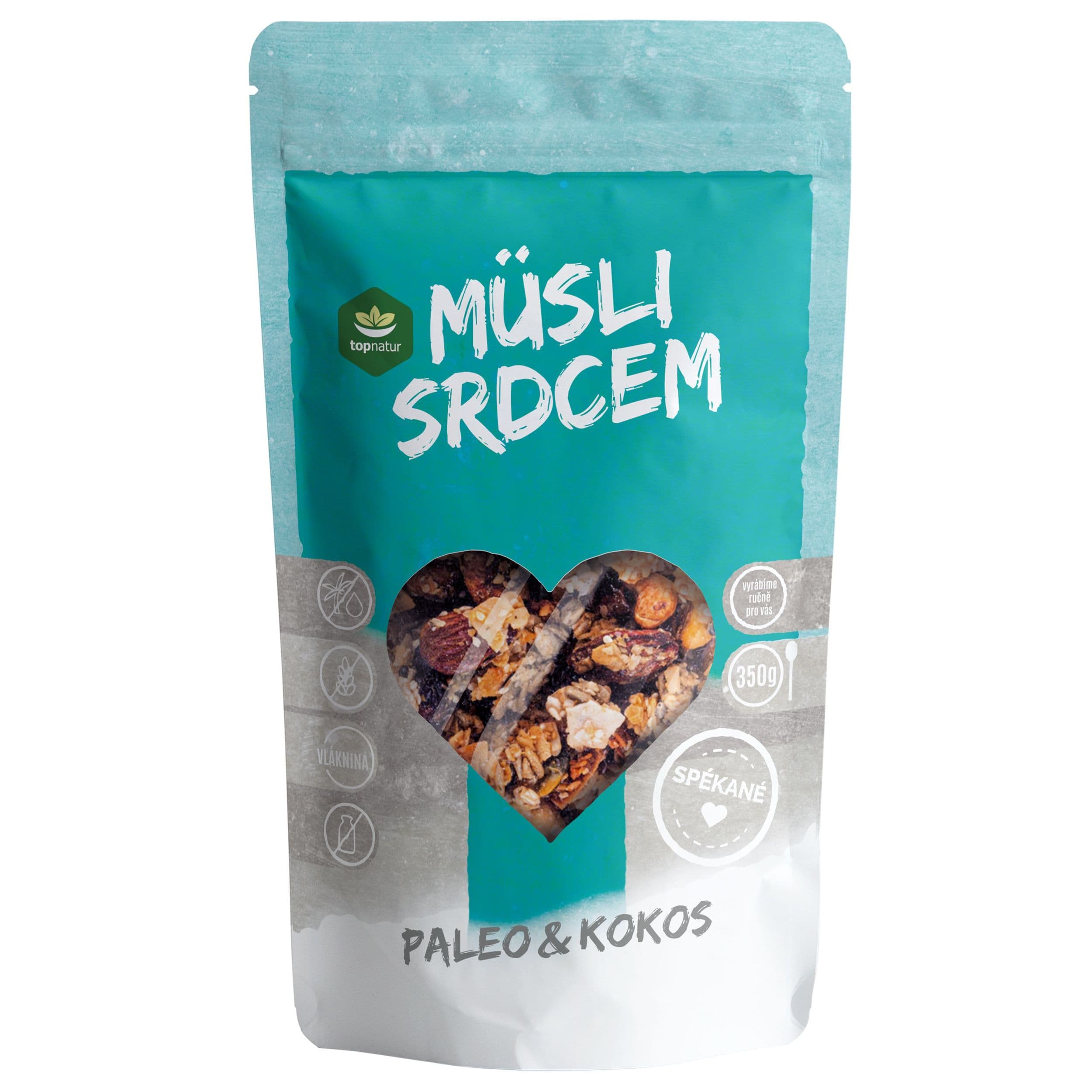 MUSLI SRDCEM PALEO A KOKOS 350G