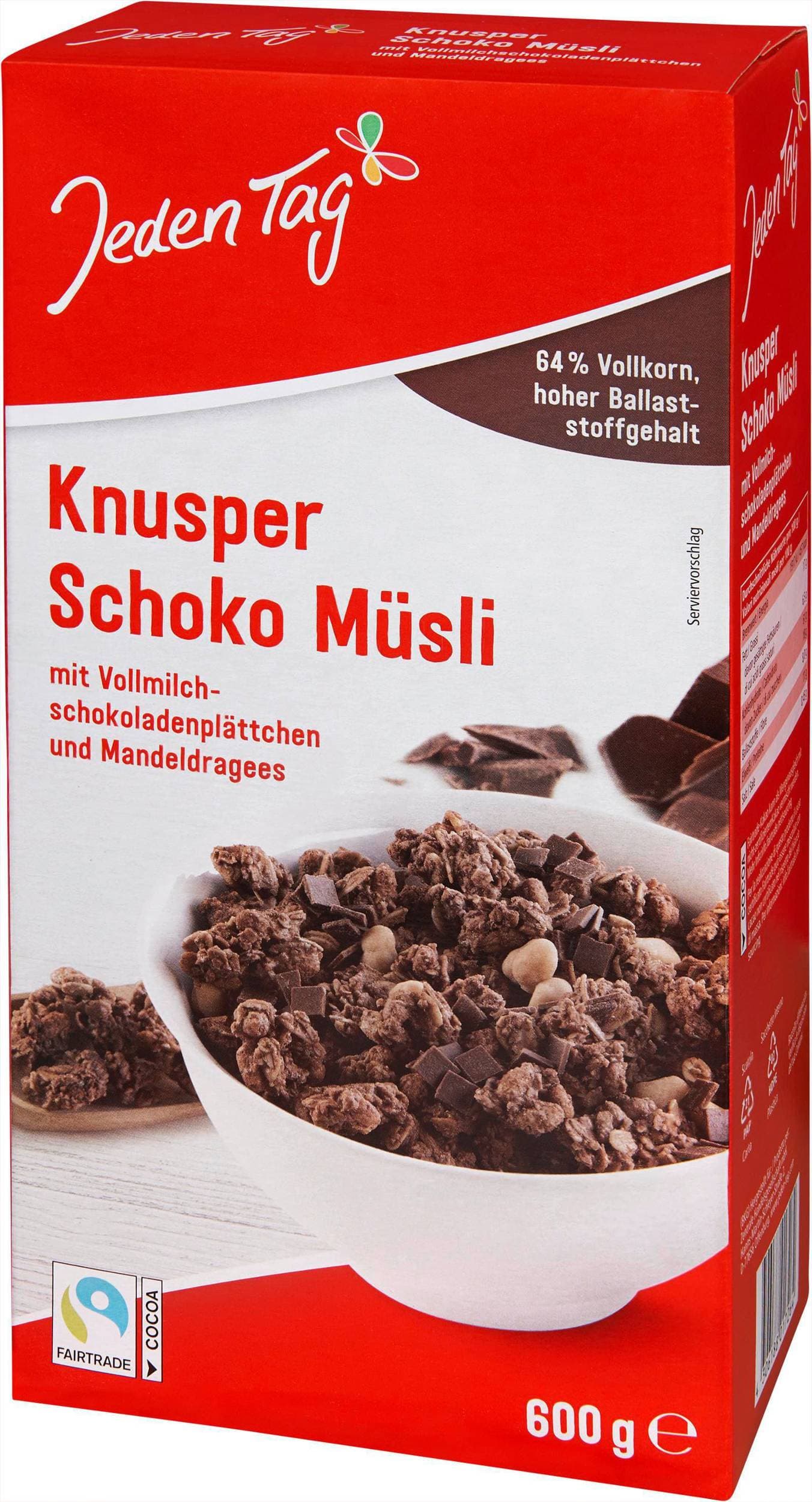 Jeden Tag Müsli čokoládové 600 g