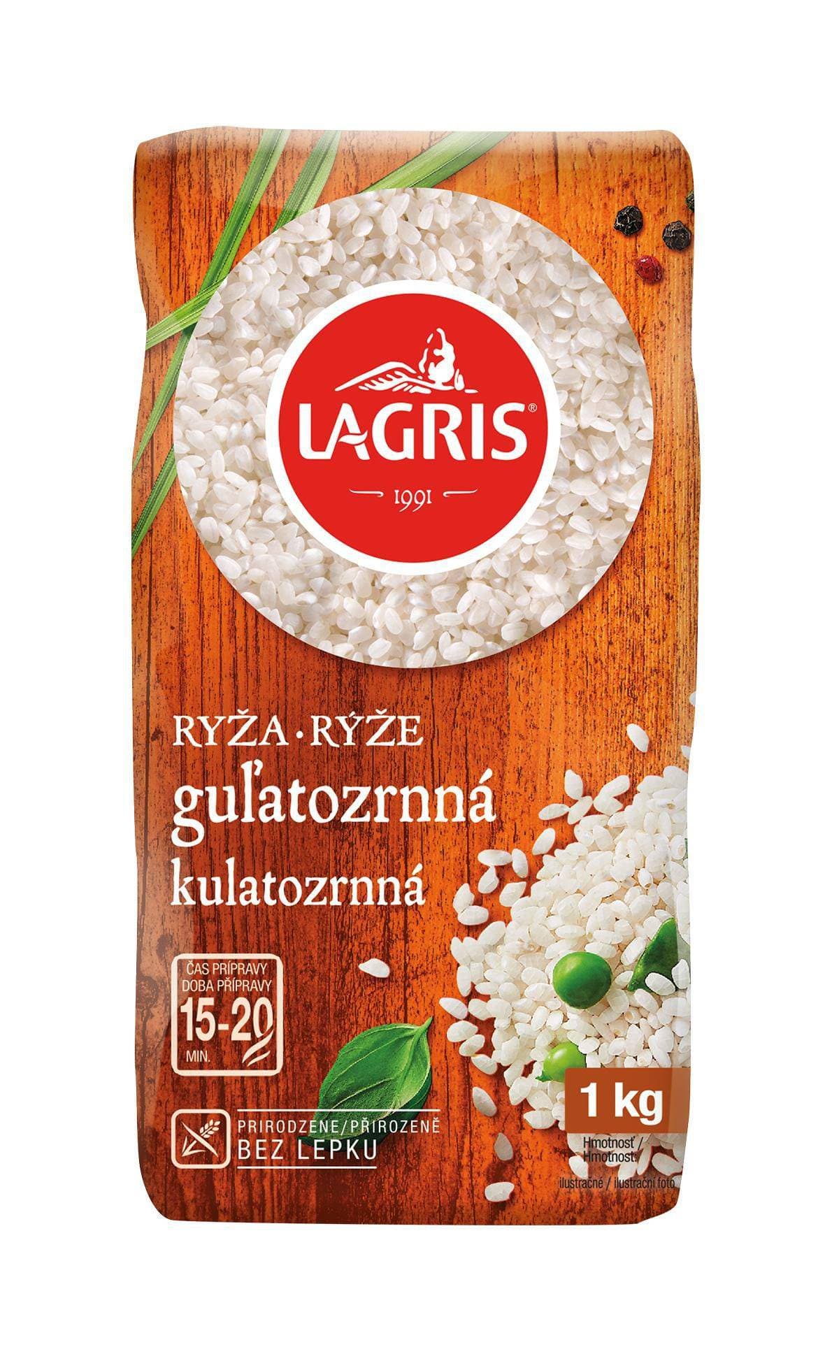 Lagris Rýže kulatozrnná 1 kg