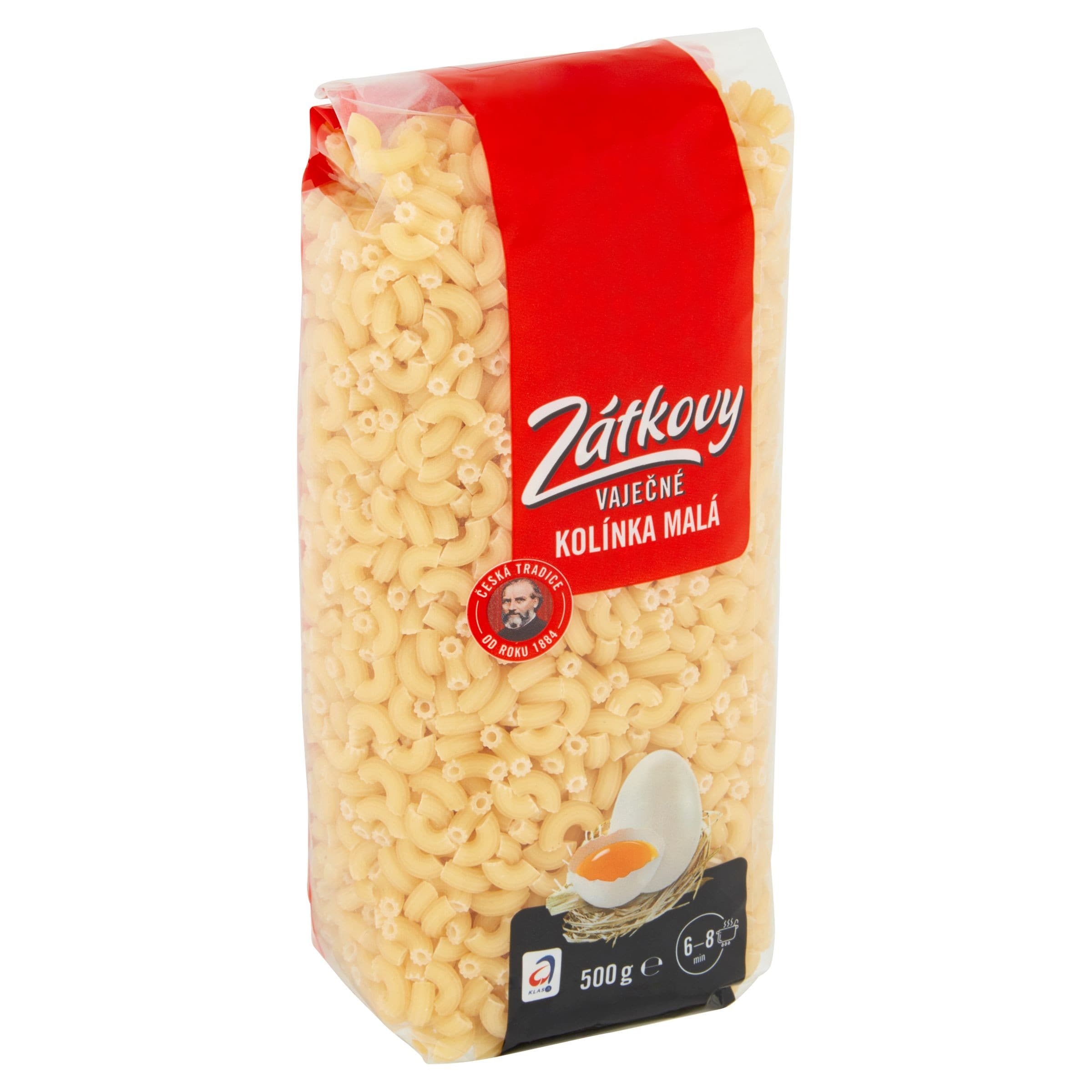 Zátkovy Vaječné těstoviny kolínka malá 500 g