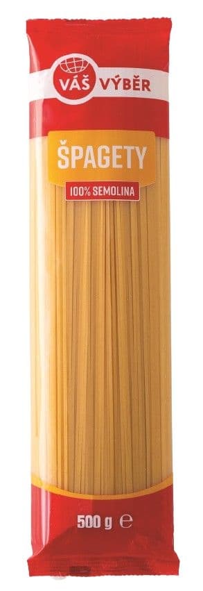Váš Výběr Semolinové špagety 500g