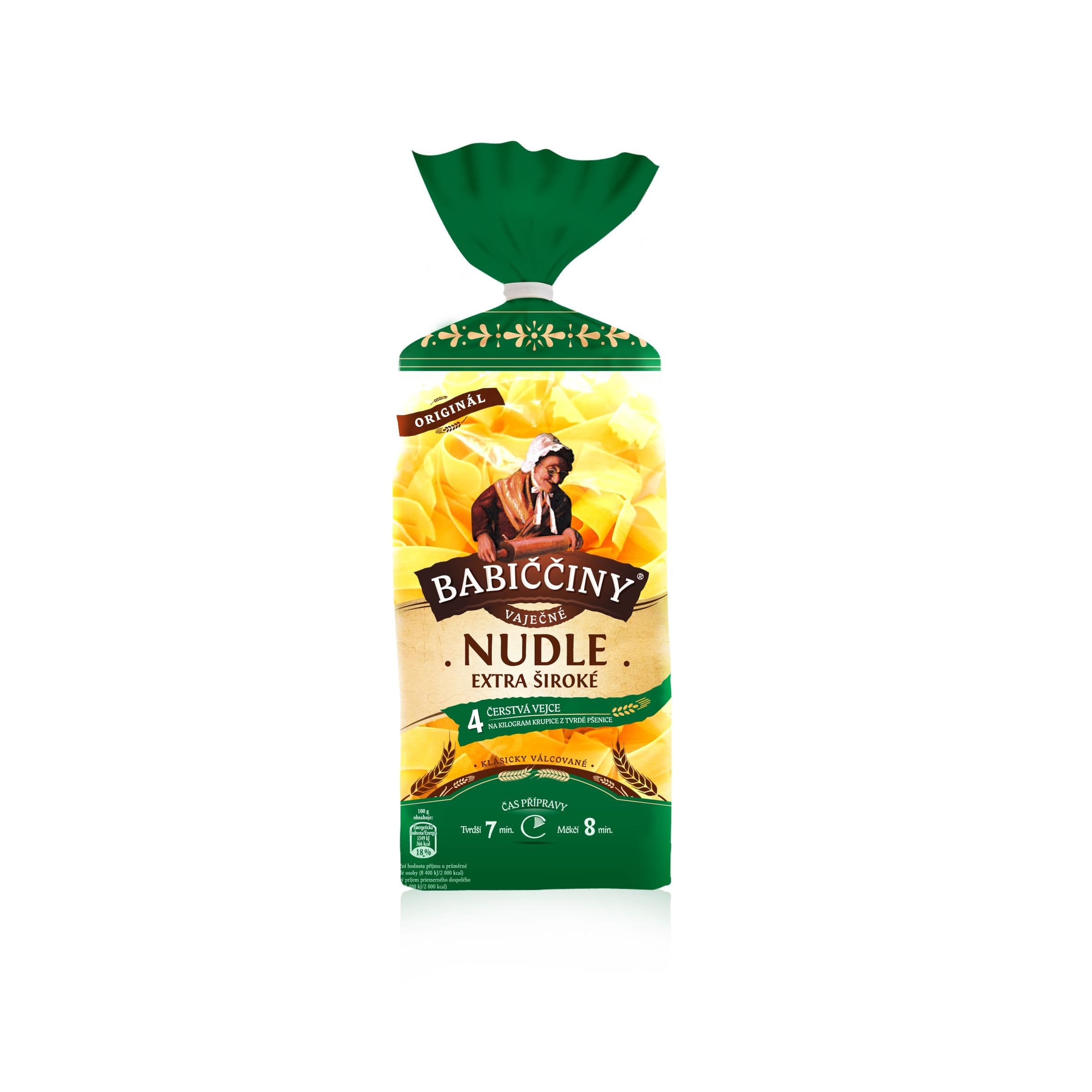 Druid Babiččiny Těstoviny nudle extra široké 330 g