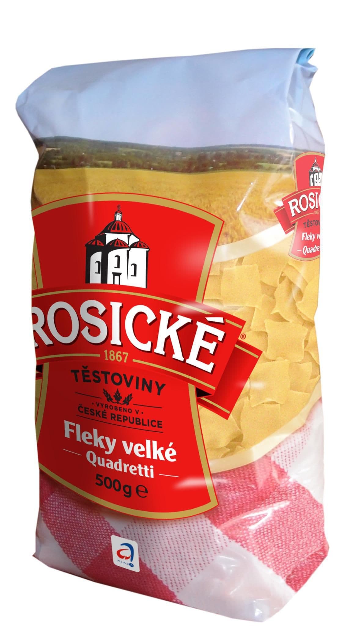 Rosické těstoviny fleky velké 500 g