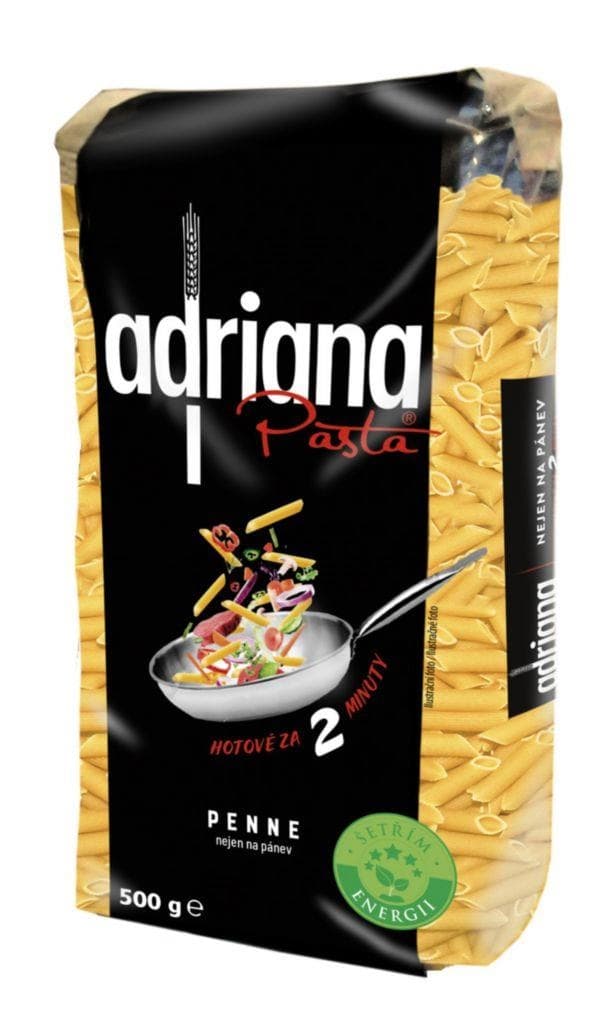Adriana Pasta Nejen na pánev Penne těstoviny semolinové sušené 500g