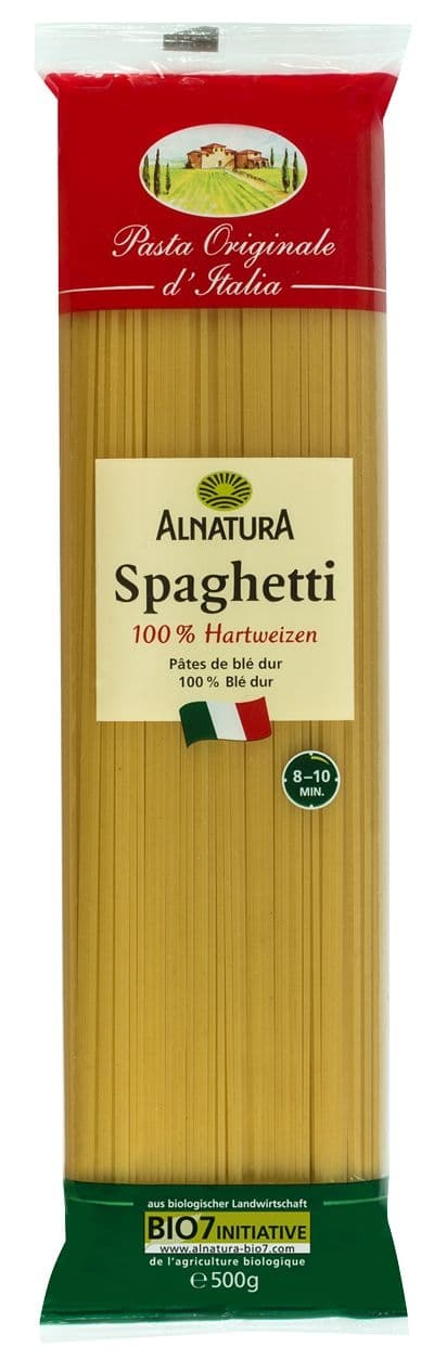 Alnatura Špagheti BIO semolinové 500 g