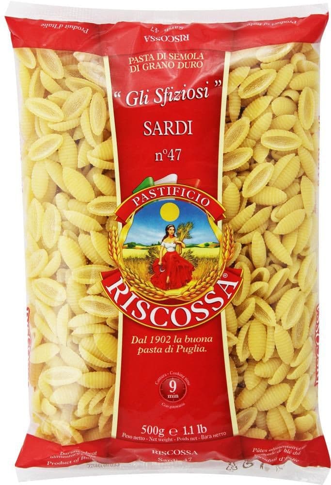 Riscossa Sardi Mušle semolinové těstoviny 500g