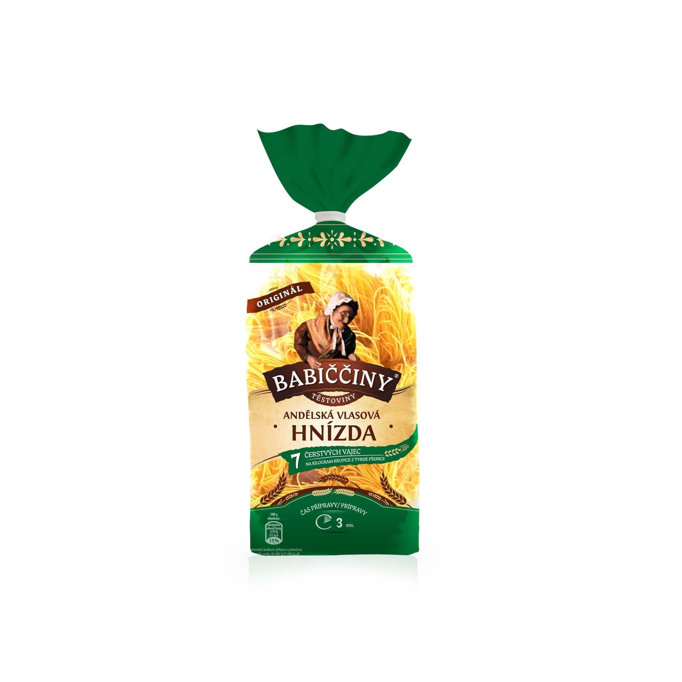 Druid Babiččiny těstoviny andělská vlasová hnízda 250 g