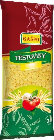 Gašpo Těstoviny bezvaječné mušličky 250 g