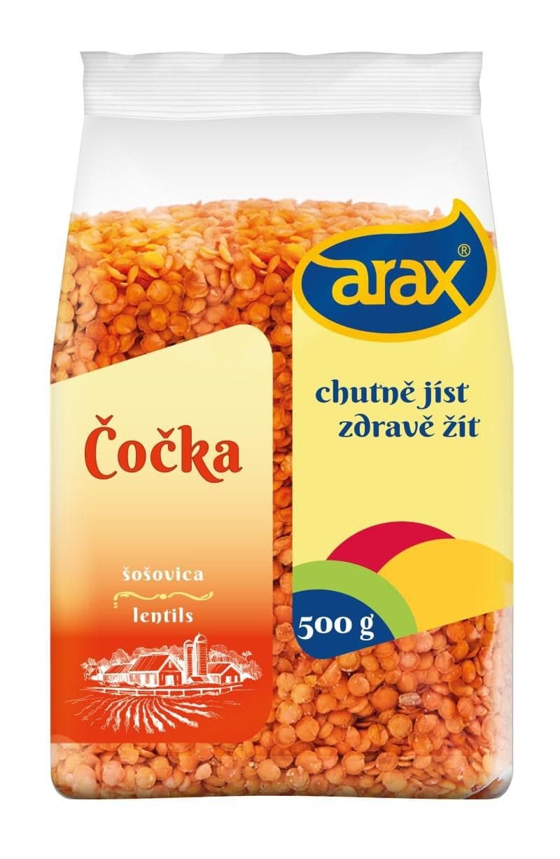 Arax Čočka červená půlená 500 g
