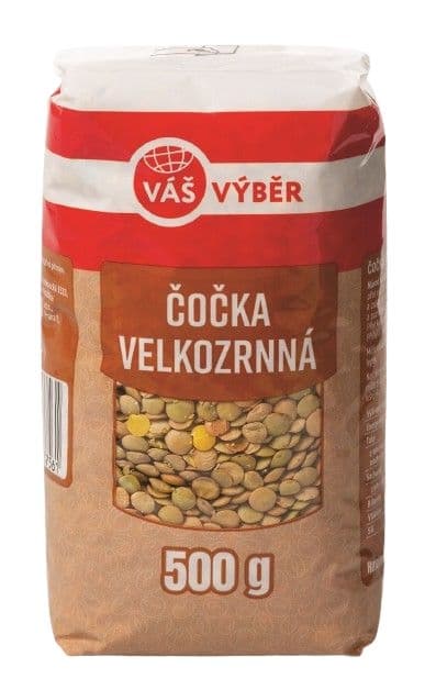 Váš Výběr Čočka velkozrnná 500 g