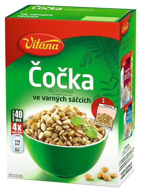 Vitana Čočka velkozrnná ve varných sáčcích 4x120 g