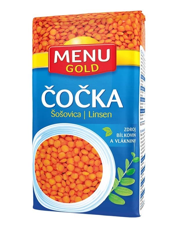 Menu Gold Čočka červená loupaná celá 500 g