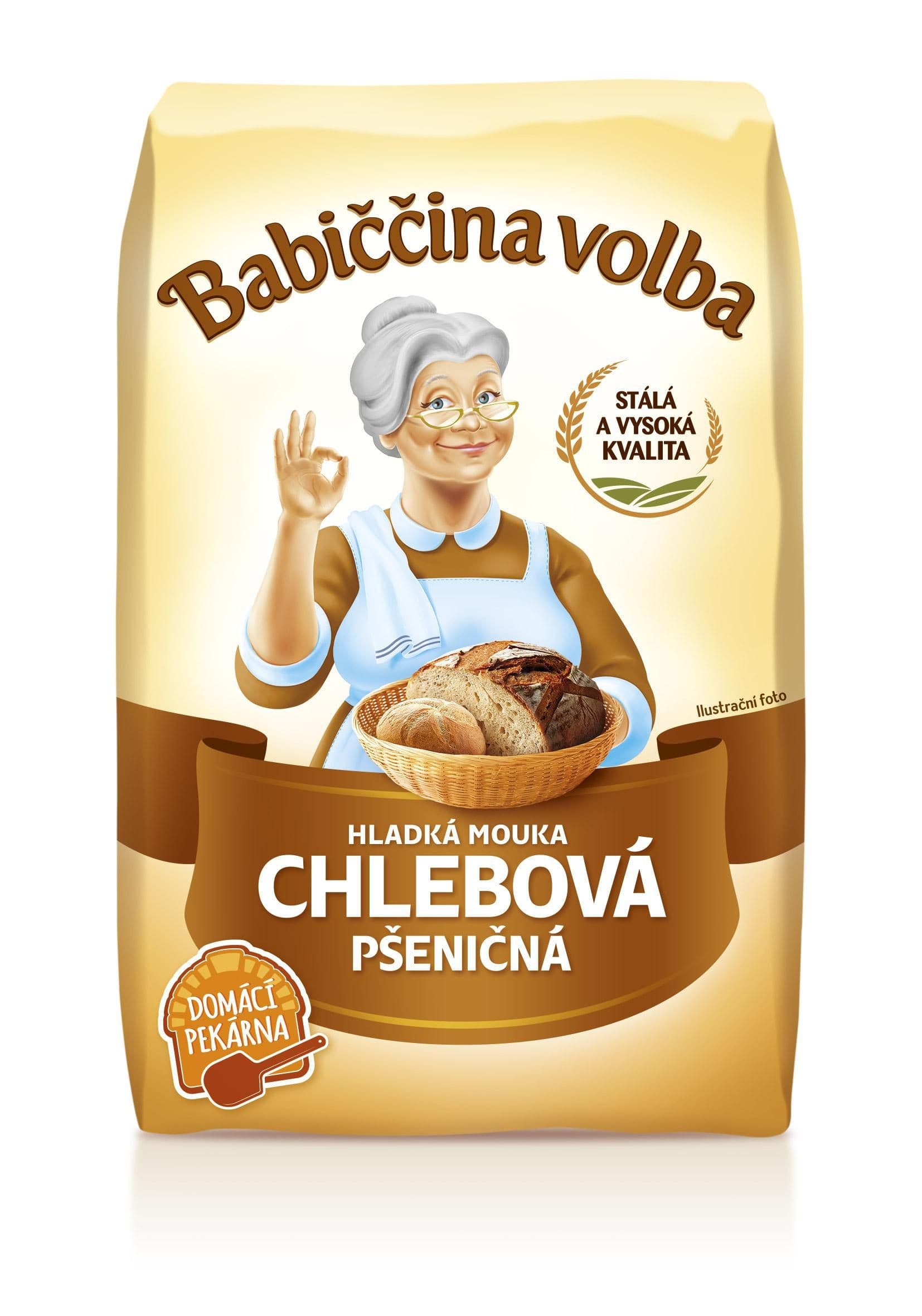 Babiččina volba Pšeničná mouka hladká chlebová 1 kg