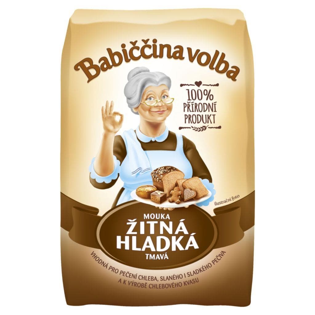 Babiččina volba Žitná mouka chlebová 1 kg