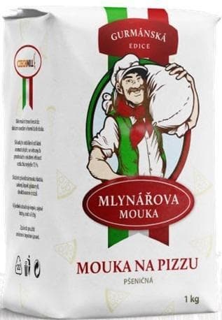 Mlynářova mouka Pšeničná mouka na pizzu 1kg
