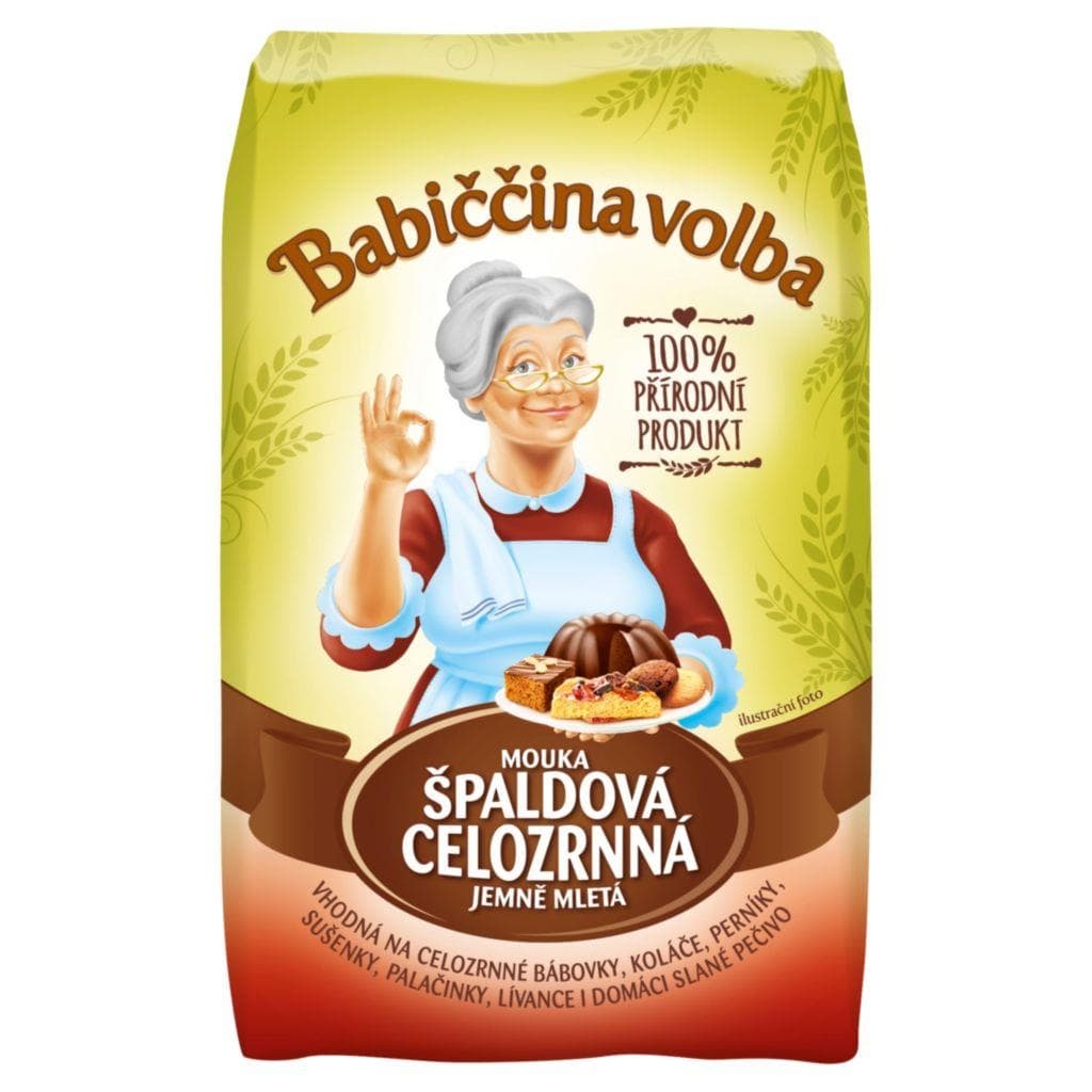 Babiččina volba špaldová celozrnná 1 KG