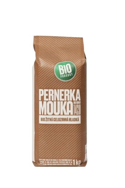 Pernerka BIO Žitná celozrnná hladká mouka 1 kg