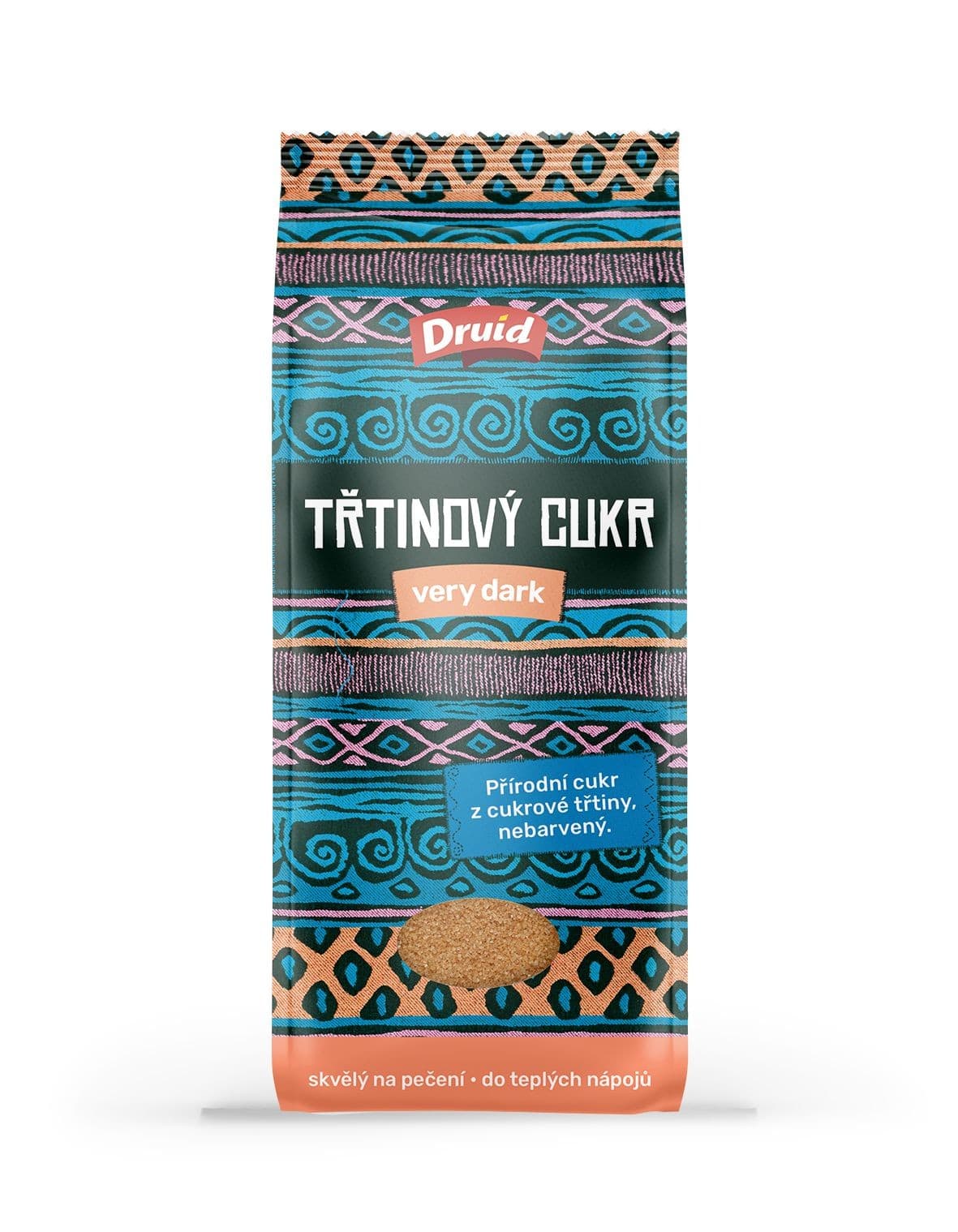 Druid Cukr třtinový very dark 400 g