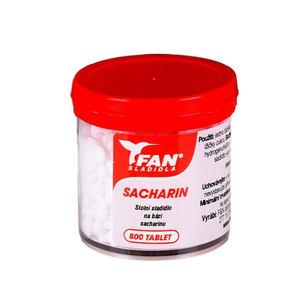 FAN Sacharin stolní sladidlo 800 tablet/50 g