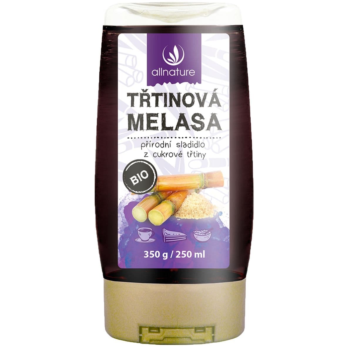 Allnature BIO Třtinová melasa 250 ml