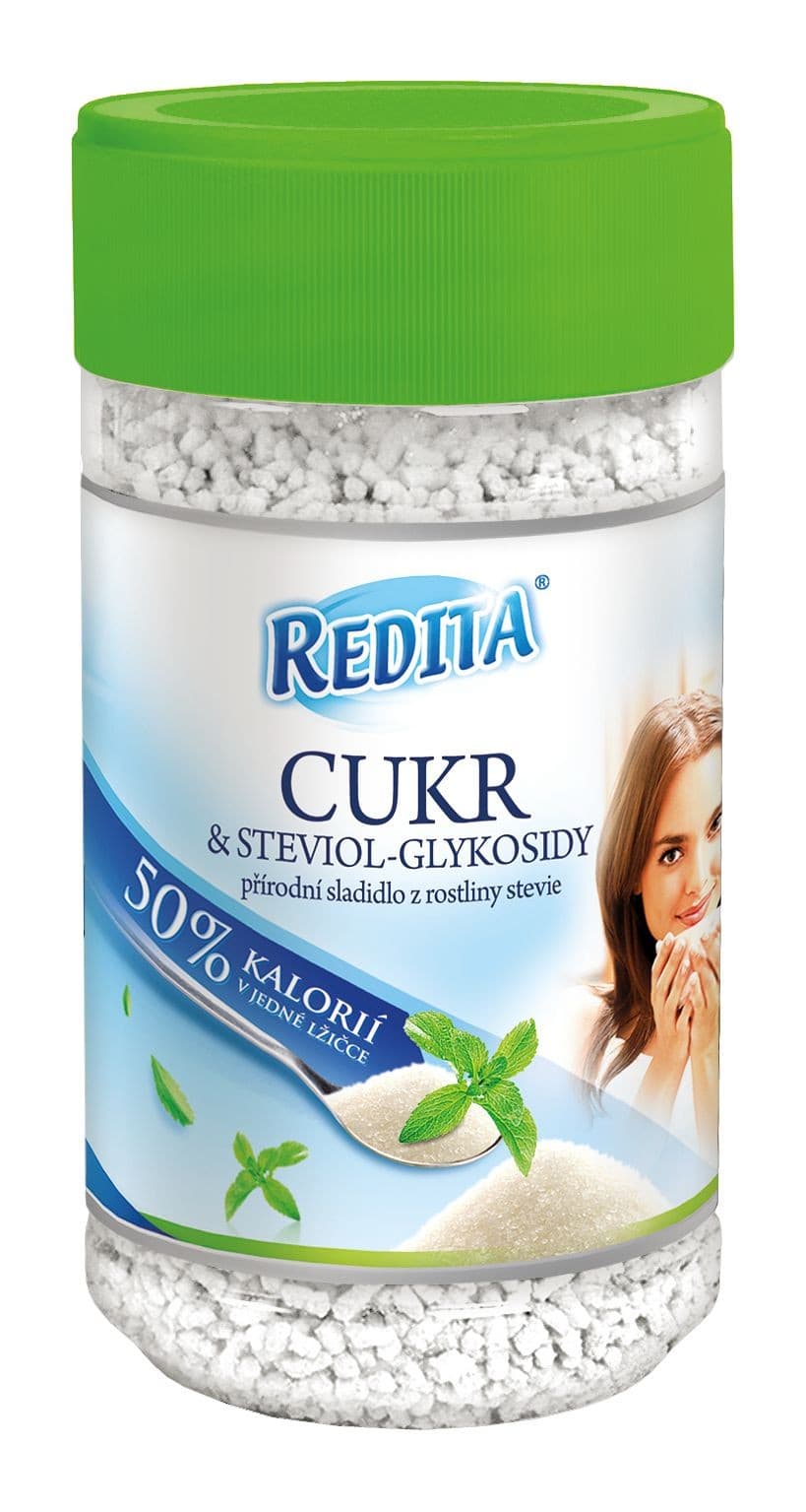 Redita Cukr a steviol-glykosidy 400g