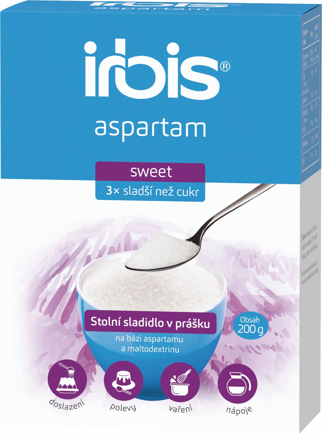 Irbis Aspartam Sweet sypké sladidlo 200 g
