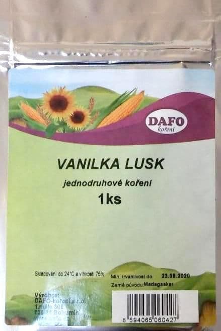 Dafo Vanilkový lusk 1 ks
