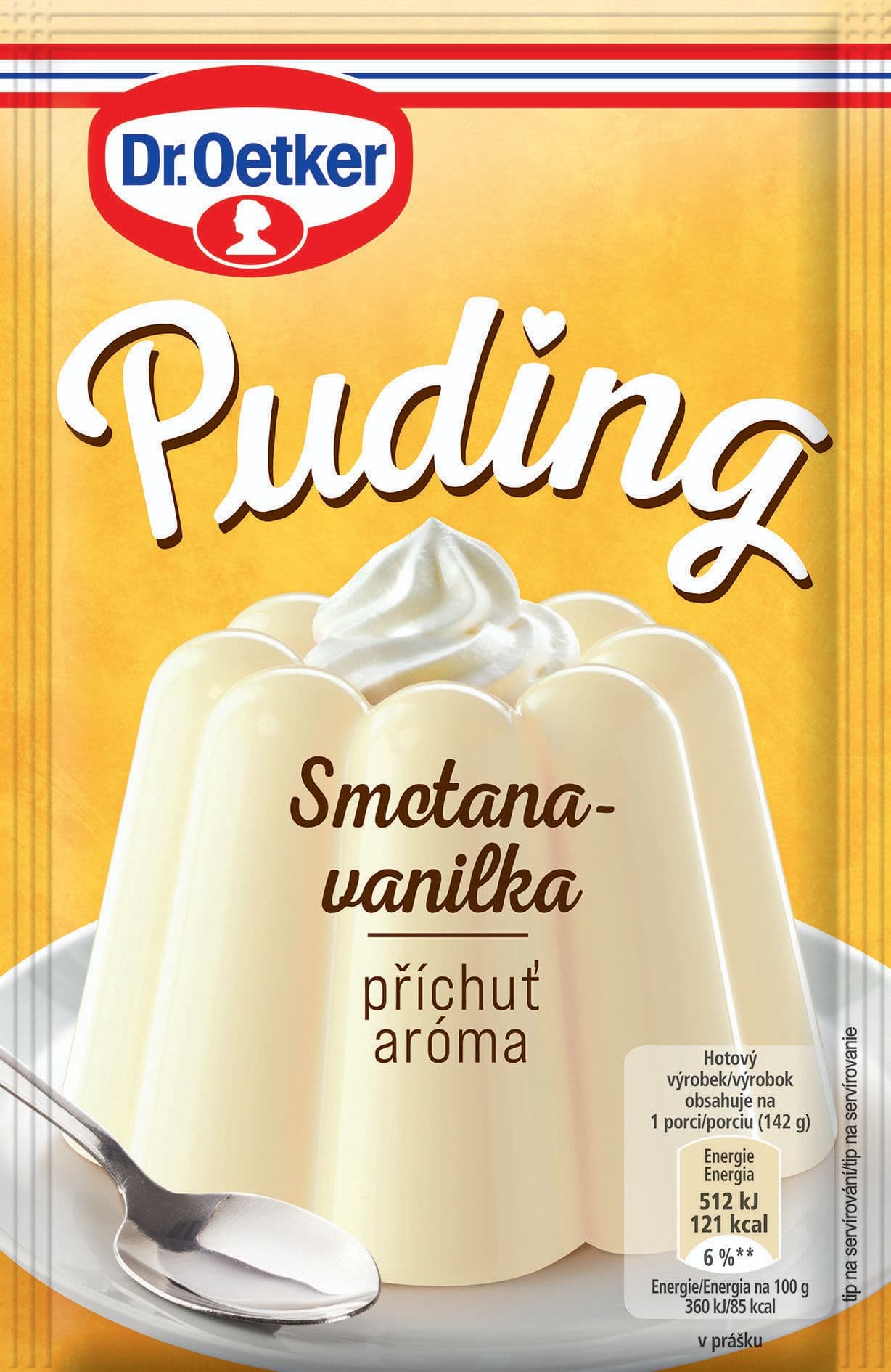 Dr.Oetker Puding příchuť smetana-vanilka 38g