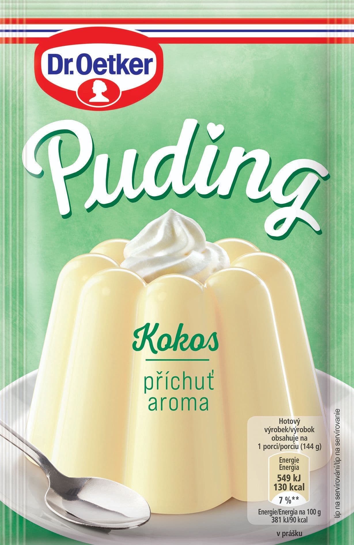 Dr.Oetker Puding příchuť kokos 38g