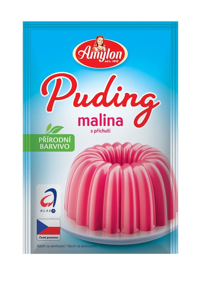 Amylon Puding s příchutí malina 37 g