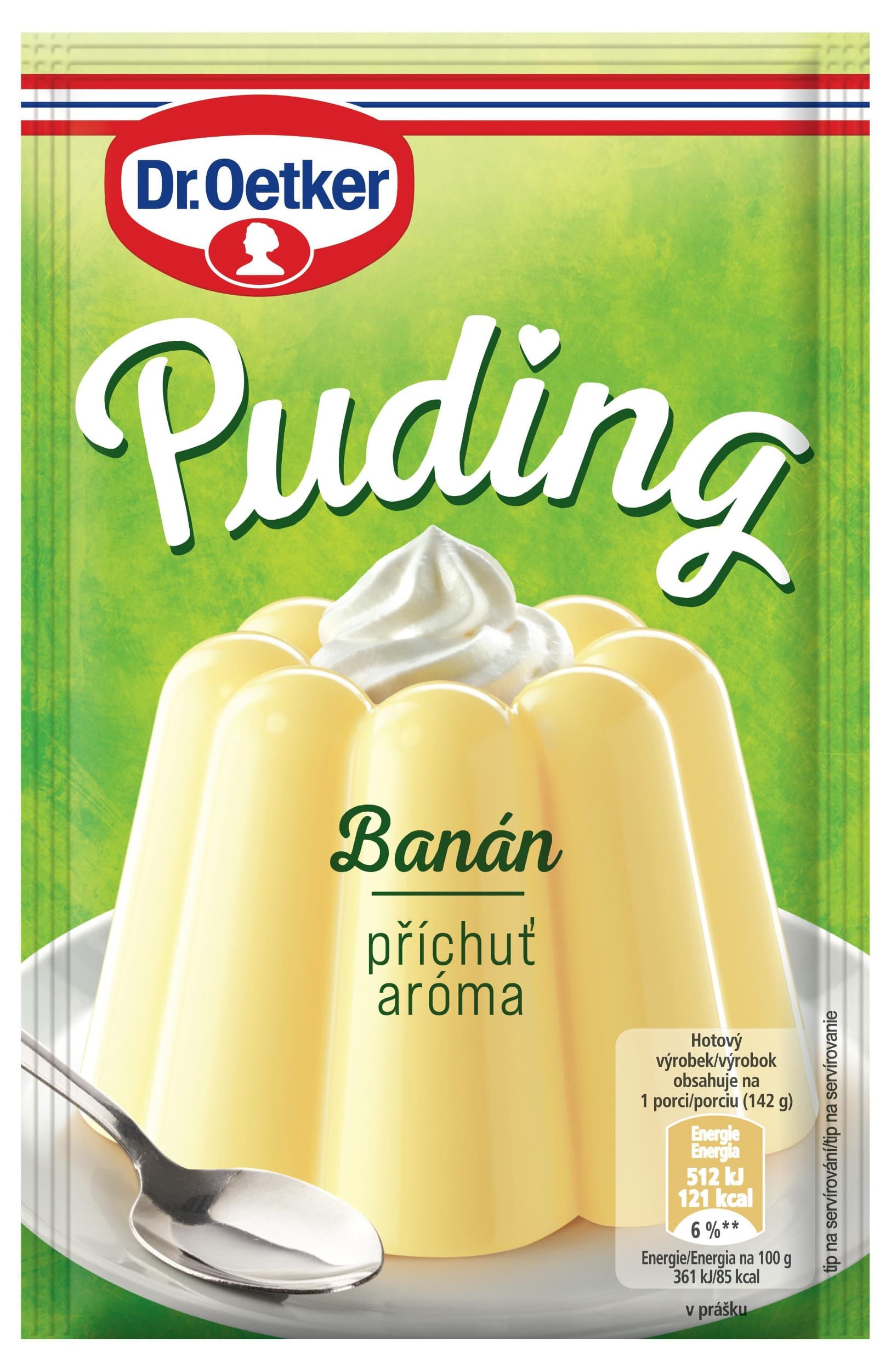 Dr. Oetker Puding příchuť banán 38g