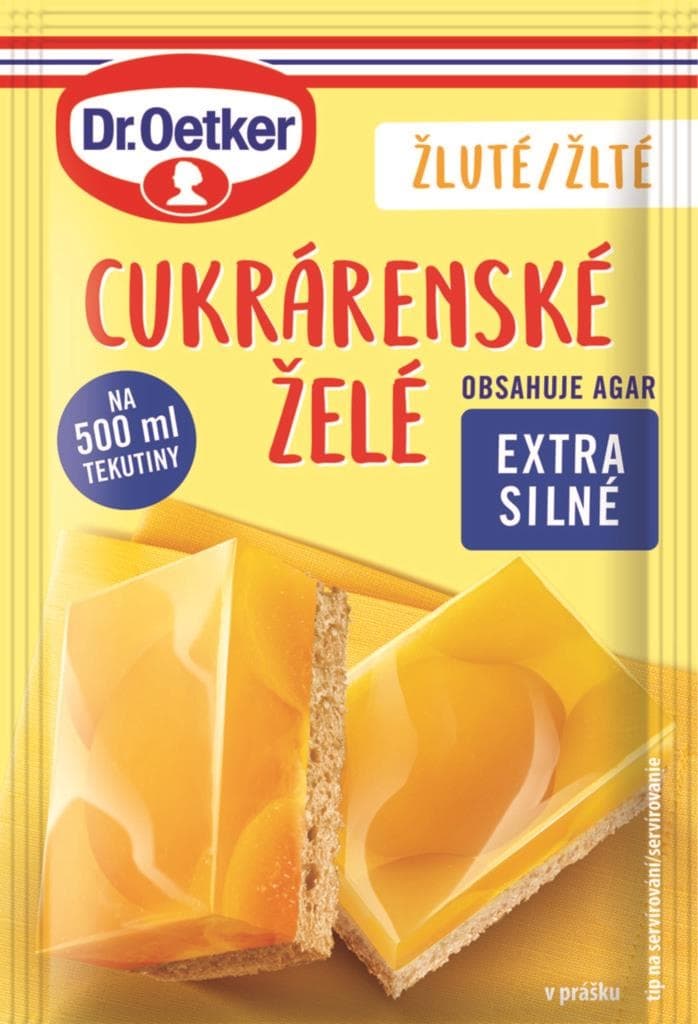 Dr. Oetker Cukrárenské želé žluté 10 g