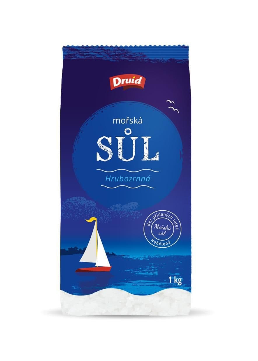 Druid Italská mořská sůl hrubozrnná 1kg