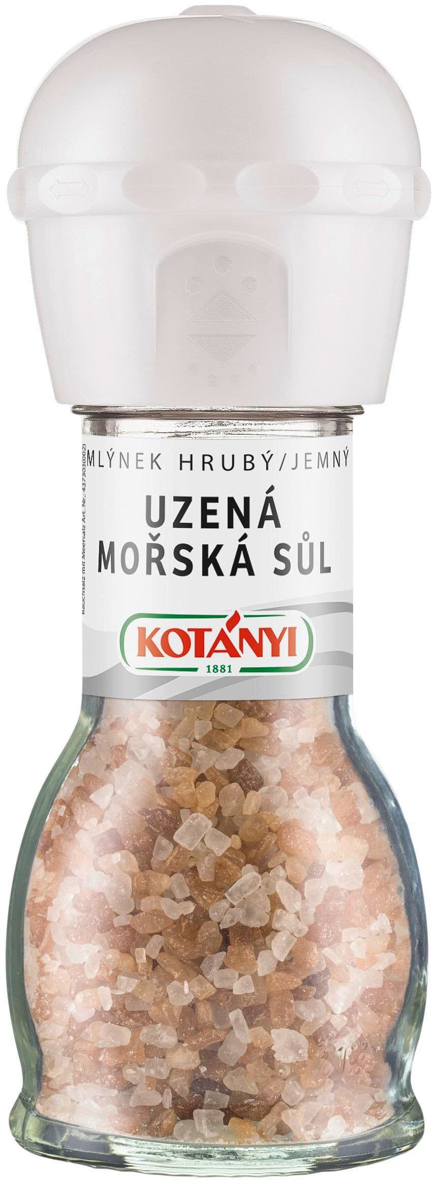 Kotányi Mlýnek sůl mořská uzená 95g