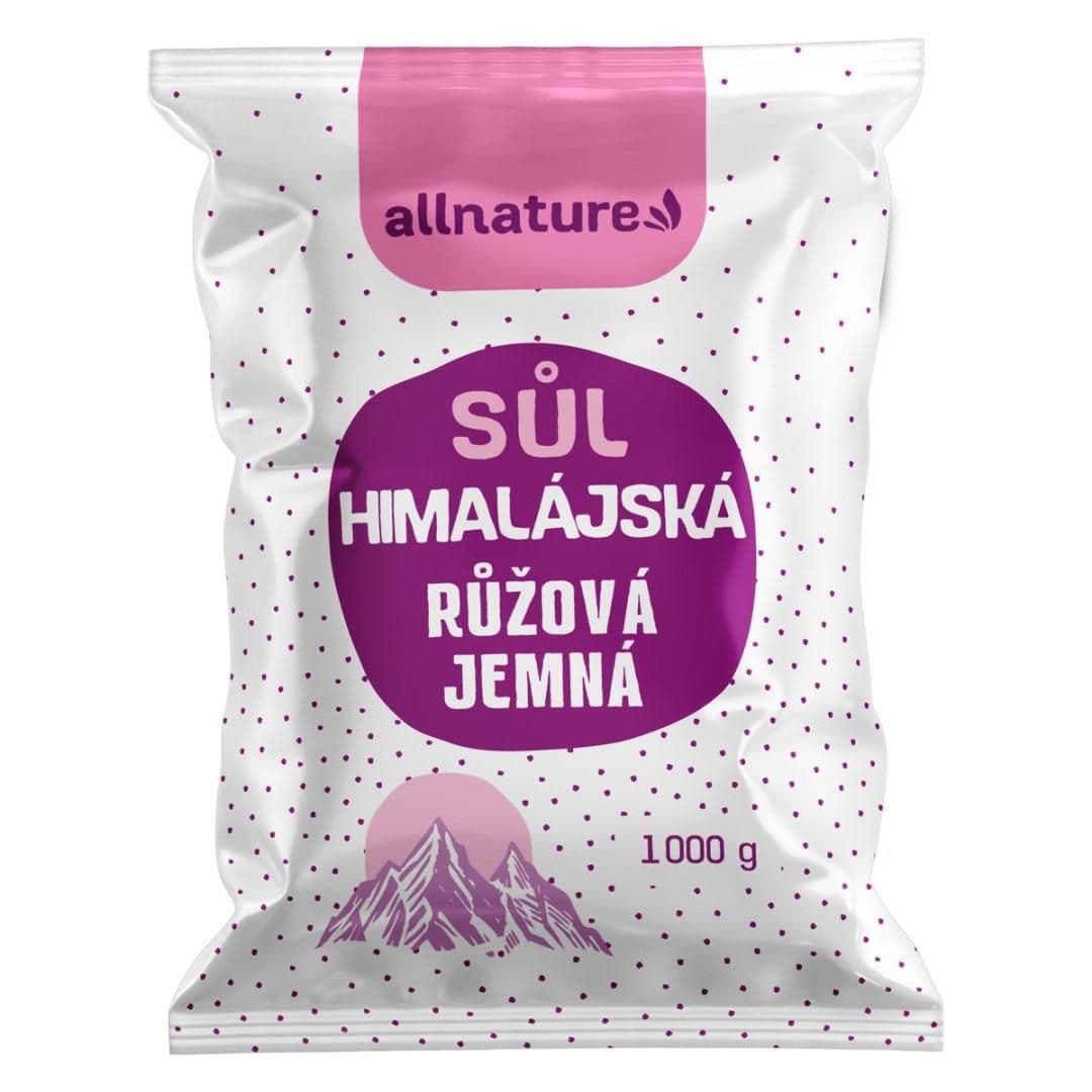 Allnature Himalájská sůl růžová jemná 1 kg