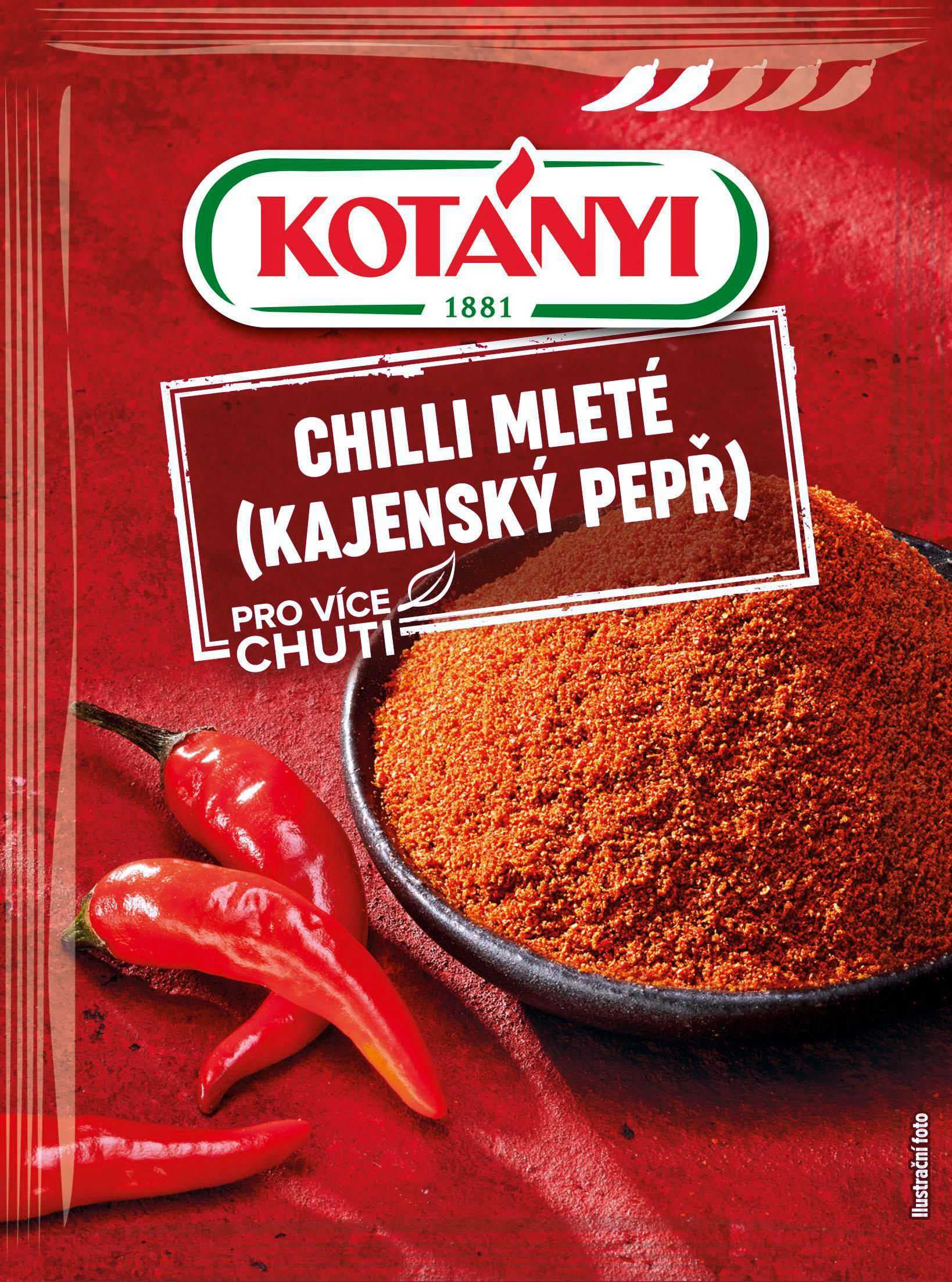 Kotányi Chilli mleté kajenský pepř 25 g